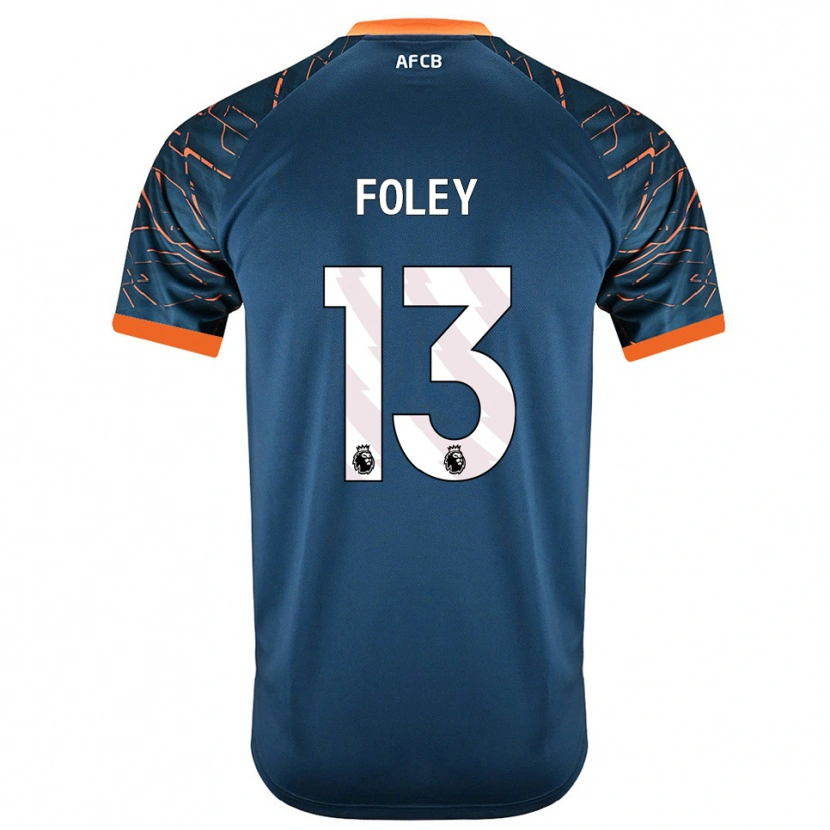 Danxen Homem Erin Foley #13 Azul Ardósia Escuro Camisola Guarda-Redes 2025/26 Camisa