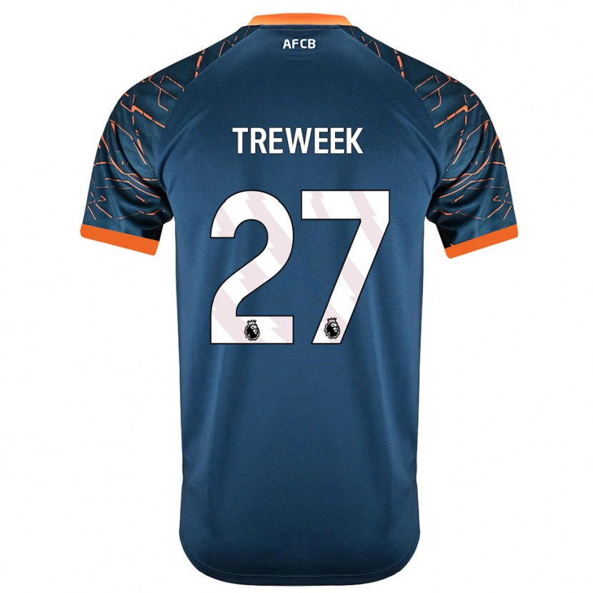 Danxen Homem Amber Treweek #27 Azul Ardósia Escuro Camisola Guarda-Redes 2025/26 Camisa