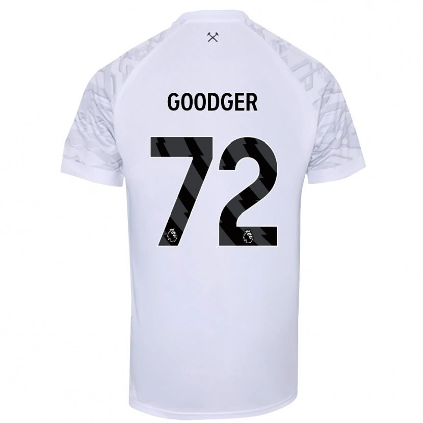 Danxen Homem Tommy Goodger #72 Preto Branco Camisola Guarda-Redes 2025/26 Camisa