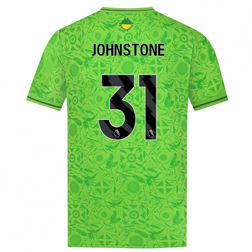 Danxen Homem Sam Johnstone #31 Verde Preto Camisola Guarda-Redes 2025/26 Camisa