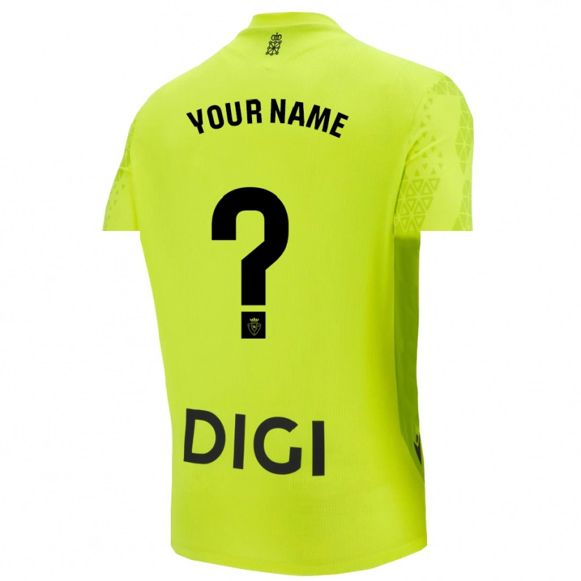 Danxen Homem CA Osasuna Verde Fluorescente Camisola Guarda-Redes 2025/26 Camisa