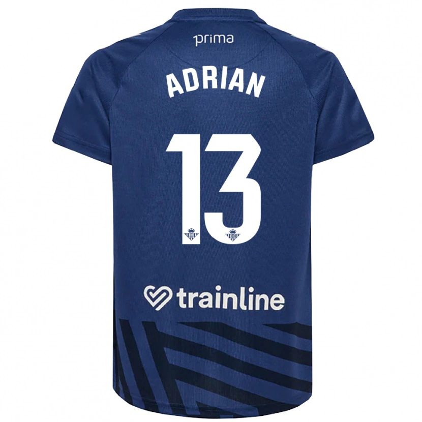 Danxen Homem Adrián #13 Azul Real Branco Camisola Guarda-Redes 2025/26 Camisa