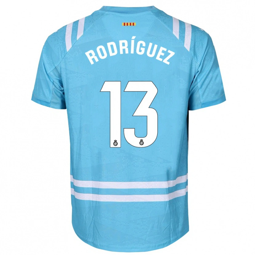 Danxen Homem Joel Rodríguez #13 Azul Claro Branco Camisola Guarda-Redes 2025/26 Camisa