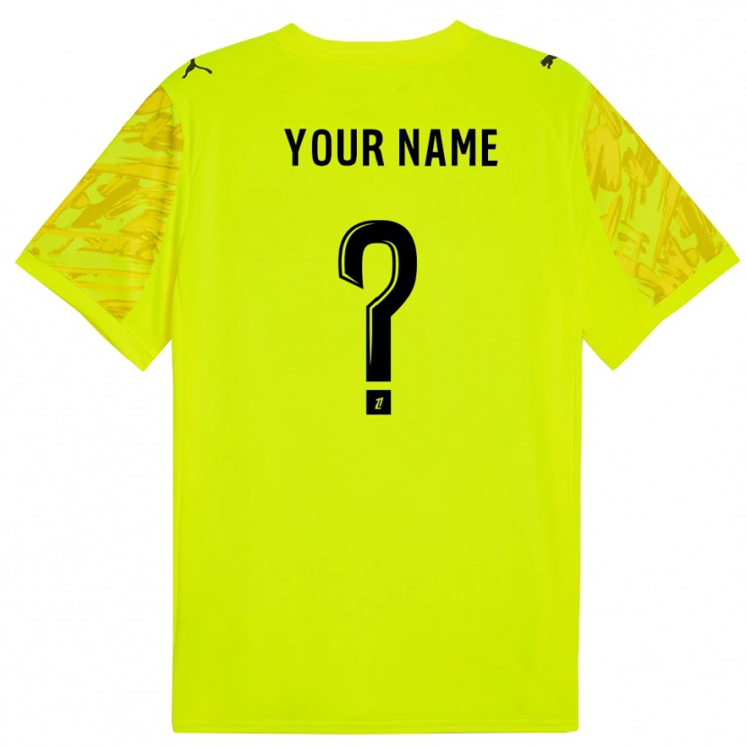 Danxen Homem RC Lens Verde Fluorescente Preto Camisola Guarda-Redes 2025/26 Camisa