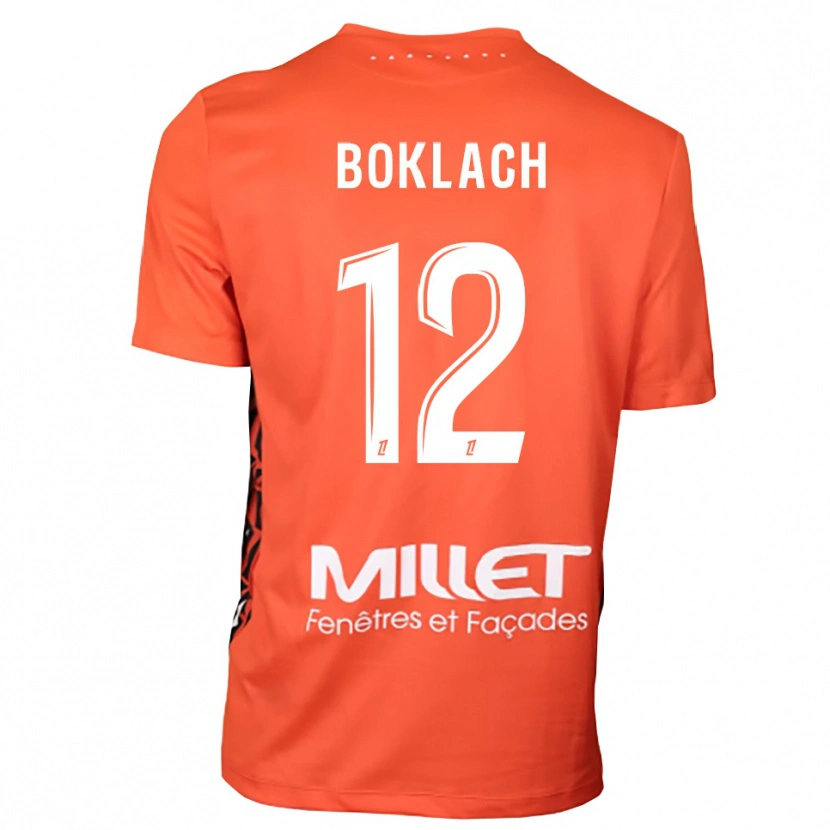 Danxen Homem Kateryna Boklach #12 Laranja Branco Camisola Guarda-Redes 2025/26 Camisa
