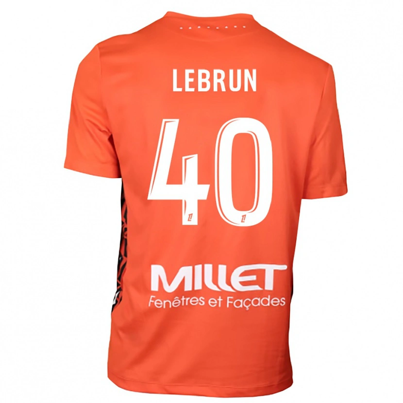 Danxen Homem Lisa Lebrun #40 Laranja Branco Camisola Guarda-Redes 2025/26 Camisa