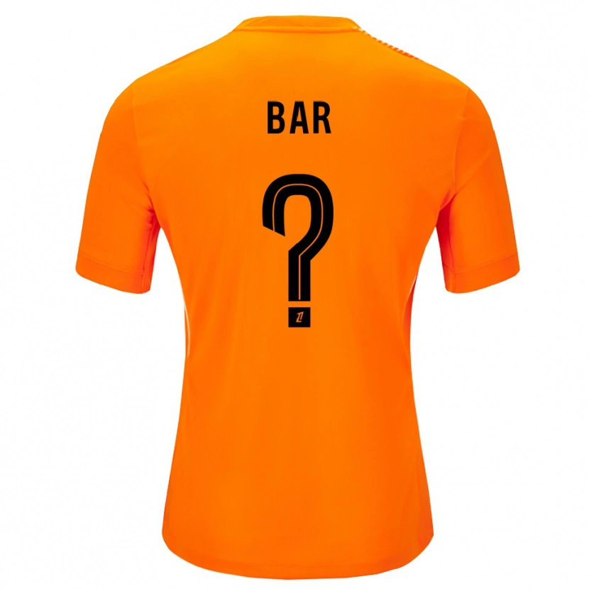 Danxen Homem Arthur Bar #0 Laranja Preto Camisola Guarda-Redes 2025/26 Camisa