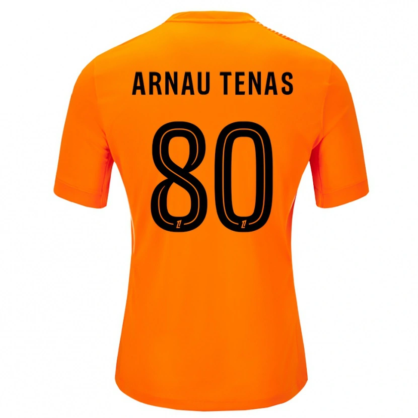 Danxen Homem Arnau Tenas #80 Laranja Preto Camisola Guarda-Redes 2025/26 Camisa
