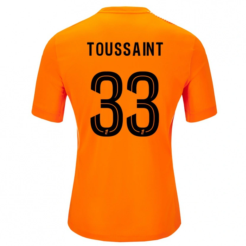 Danxen Homem Océane Toussaint #33 Laranja Preto Camisola Guarda-Redes 2025/26 Camisa