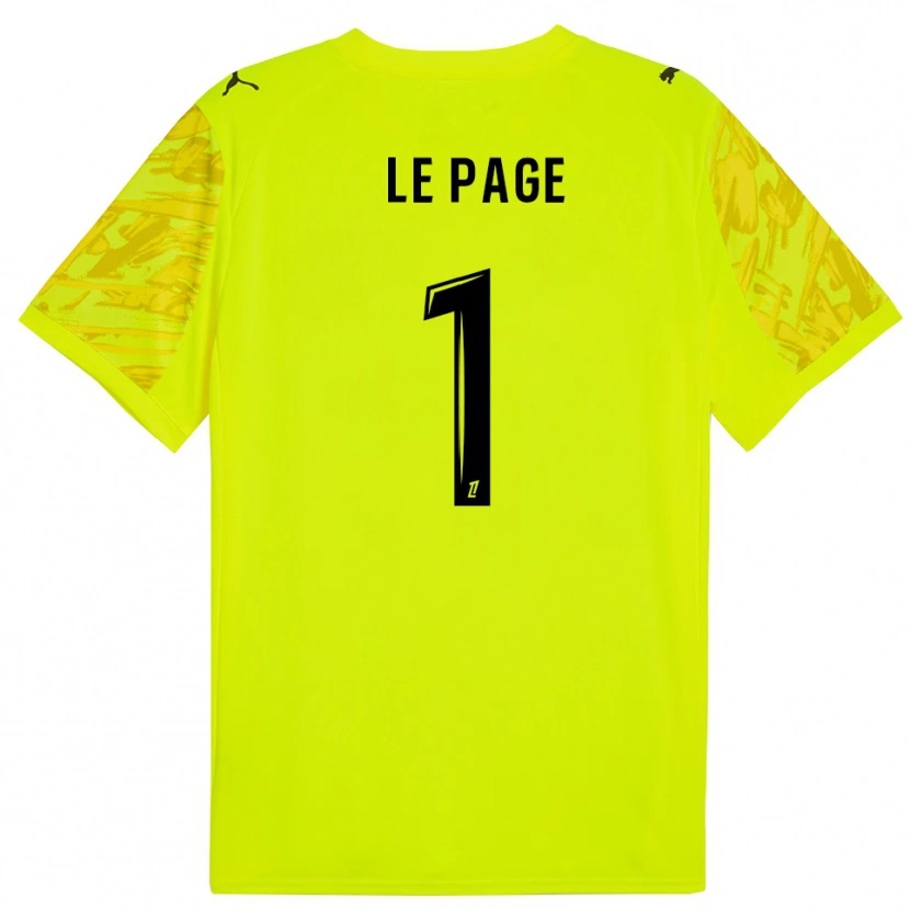 Danxen Homem Noé Le Page #1 Verde Fluorescente Amarelo Camisola Guarda-Redes 2025/26 Camisa