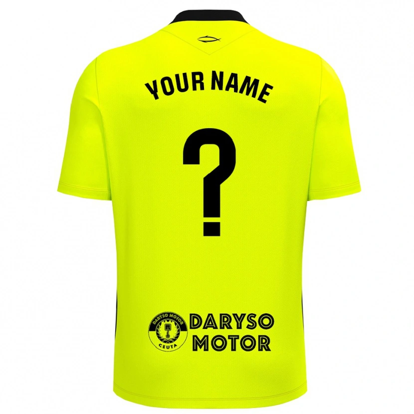 Danxen Homem AD Ceuta Verde Amarelo Preto Camisola Guarda-Redes 2025/26 Camisa