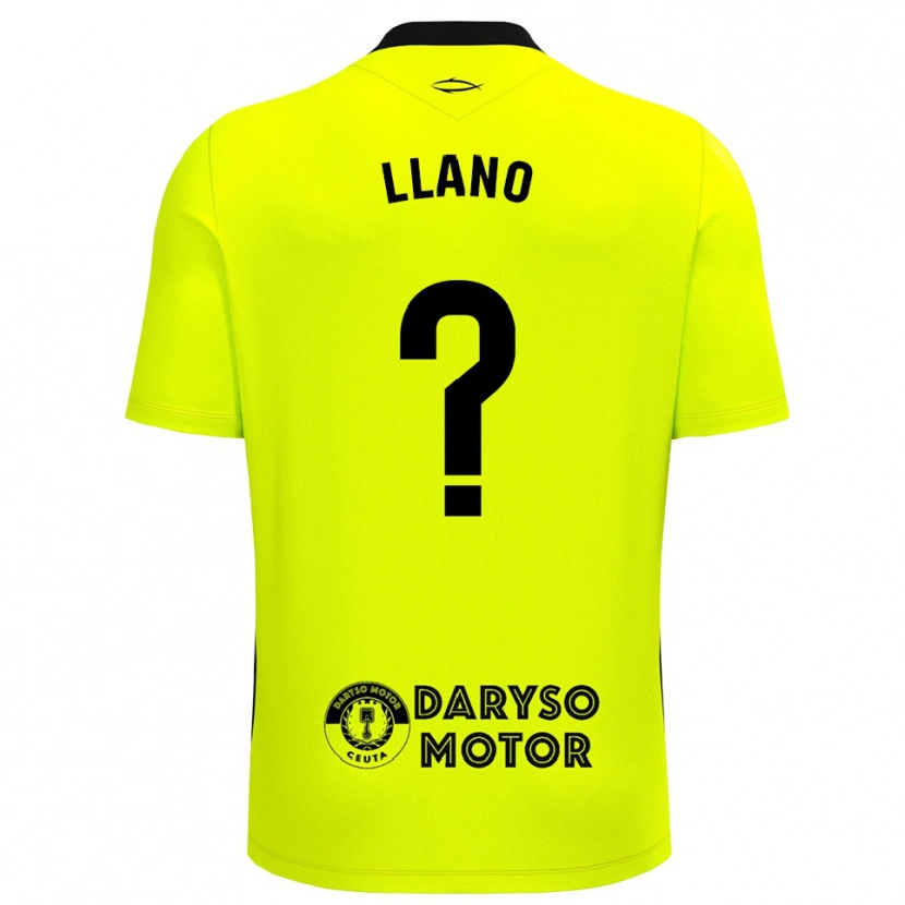 Danxen Homem Guillermo Llano #0 Verde Amarelo Preto Camisola Guarda-Redes 2025/26 Camisa