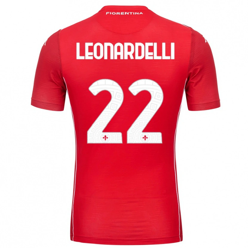 Danxen Homem Pietro Leonardelli #22 Branco Vermelho Camisola Guarda-Redes 2025/26 Camisa