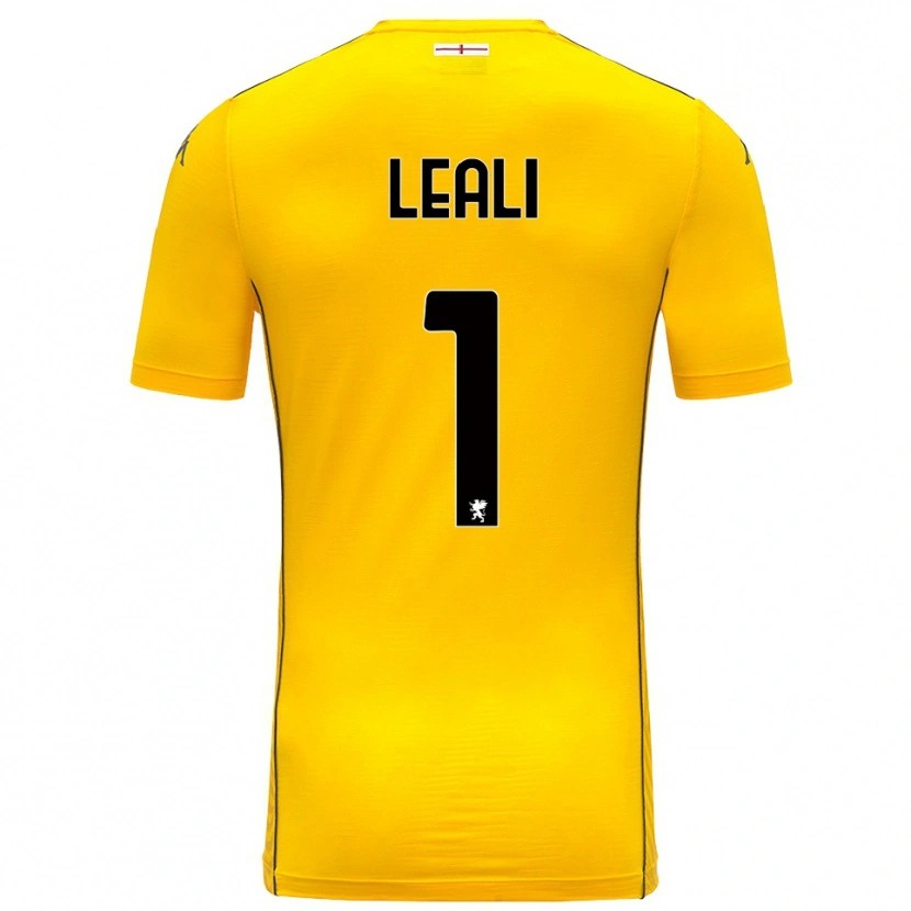 Danxen Homem Nicola Leali #1 Amarelo Escuro Preto Camisola Guarda-Redes 2025/26 Camisa