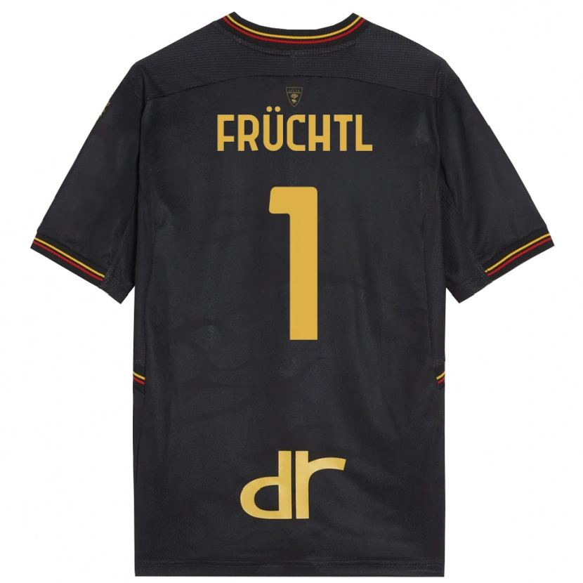 Danxen Homem Christian Früchtl #1 Preto Marrom Camisola Guarda-Redes 2025/26 Camisa