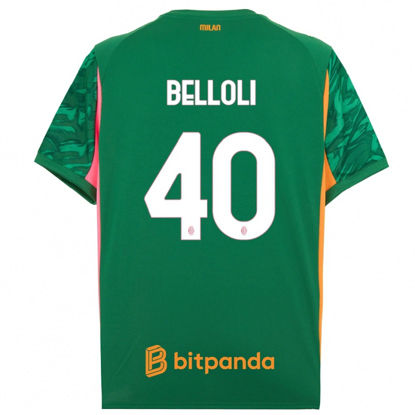 Danxen Homem Sofia Belloli #40 Rosa Laranja Verde Camisola Guarda-Redes 2025/26 Camisa
