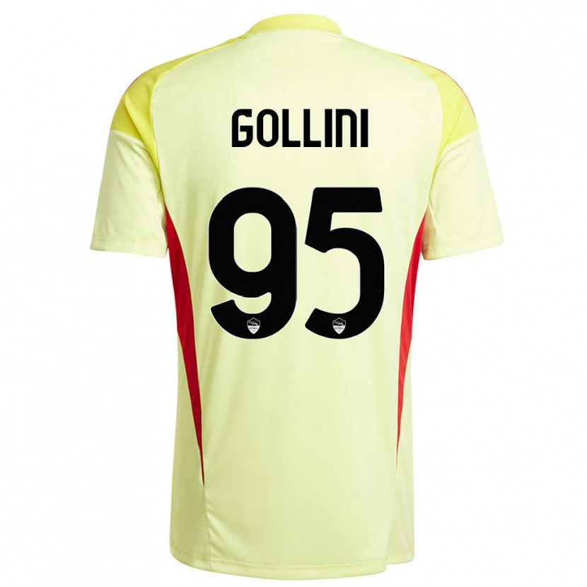Danxen Homem Pierluigi Gollini #95 Laranja Amarelo Claro Camisola Guarda-Redes 2025/26 Camisa