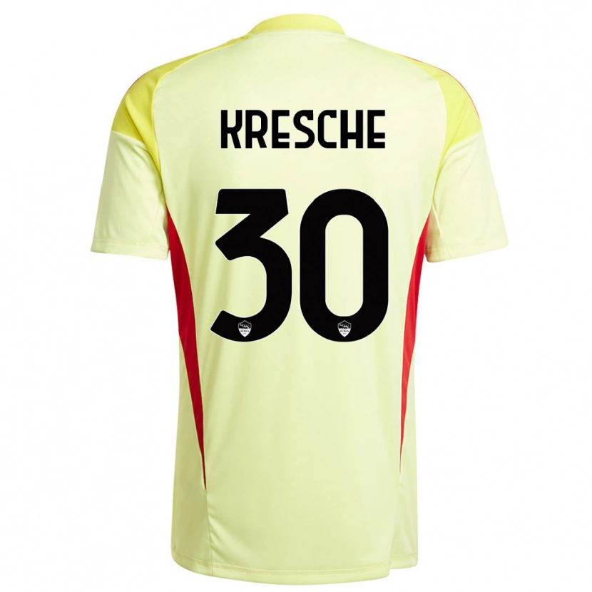Danxen Homem Isabella Kresche #30 Laranja Amarelo Claro Camisola Guarda-Redes 2025/26 Camisa