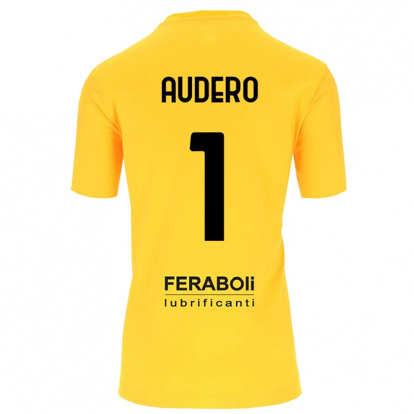 Danxen Homem Emil Audero #1 Preto Amarelo Camisola Guarda-Redes 2025/26 Camisa