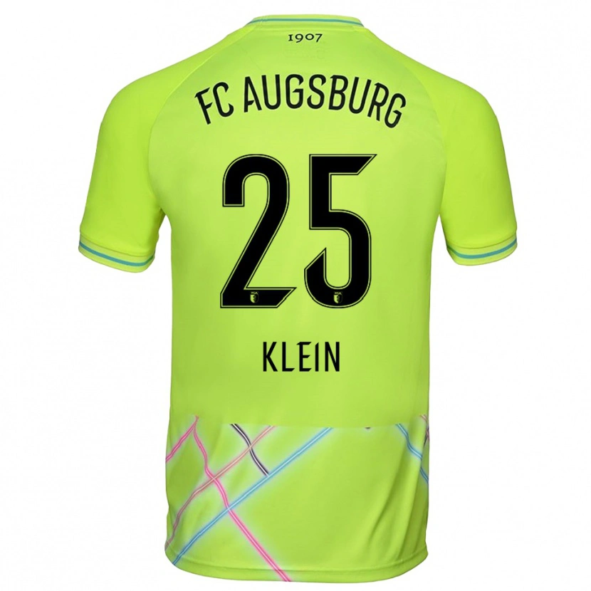 Danxen Homem Daniel Klein #25 Preto Amarelo Verde Camisola Guarda-Redes 2025/26 Camisa