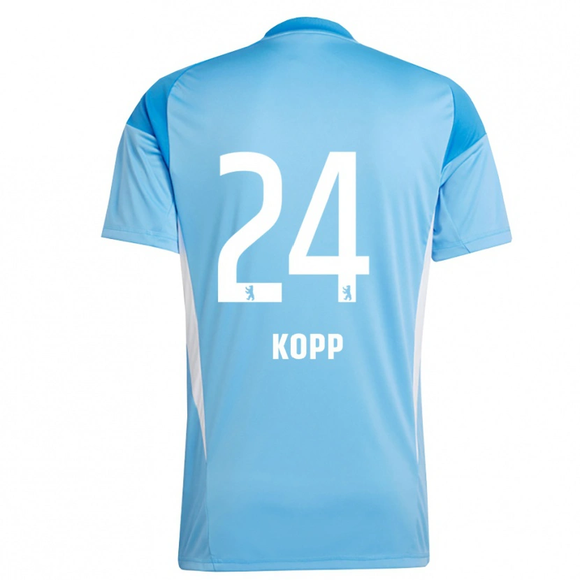 Danxen Homem Marvin Kopp #24 Preto Azul Camisola Guarda-Redes 2025/26 Camisa