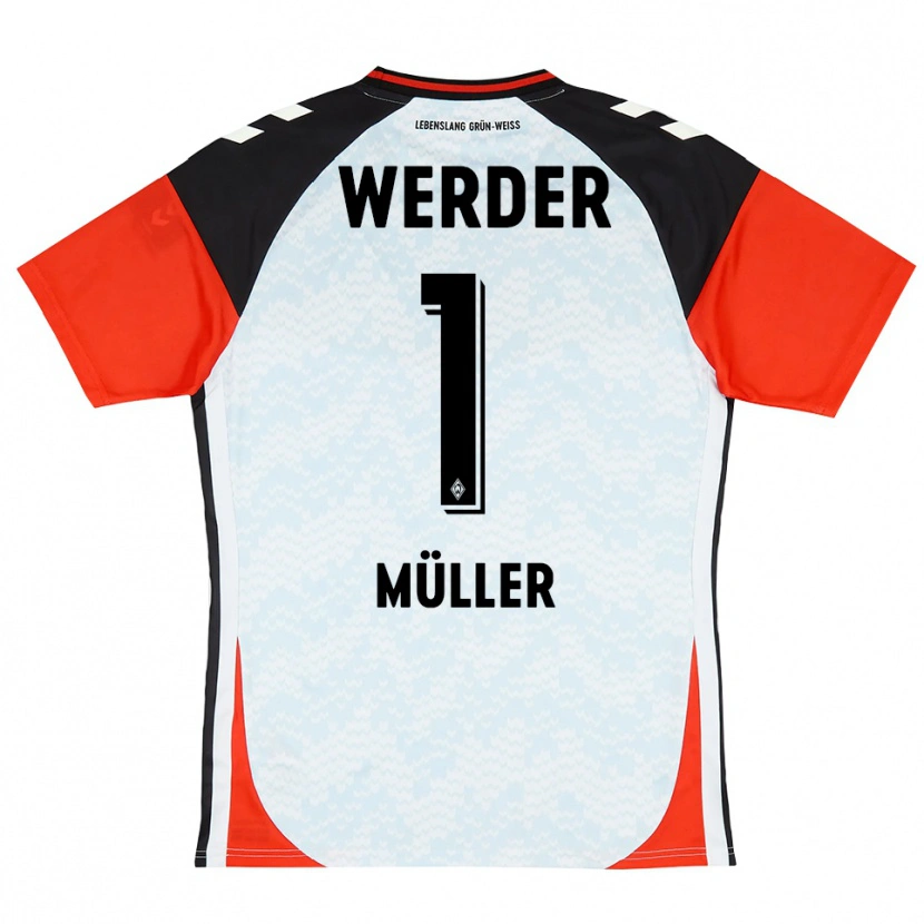 Danxen Homem Vincent Müller #1 Amarelo Vermelho Preto Camisola Guarda-Redes 2025/26 Camisa