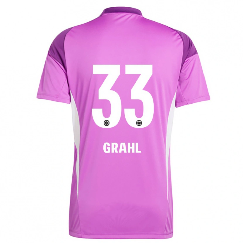 Danxen Homem Jens Grahl #33 Branco Lilás Camisola Guarda-Redes 2025/26 Camisa