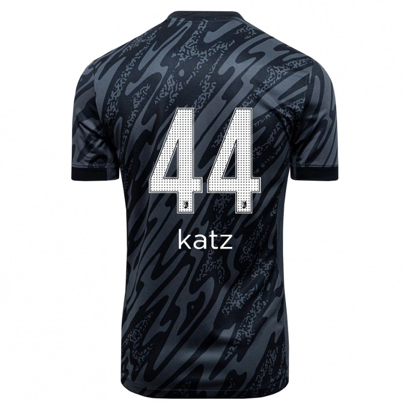 Danxen Homem Kilian Katz #44 Branco Preto Camisola Guarda-Redes 2025/26 Camisa