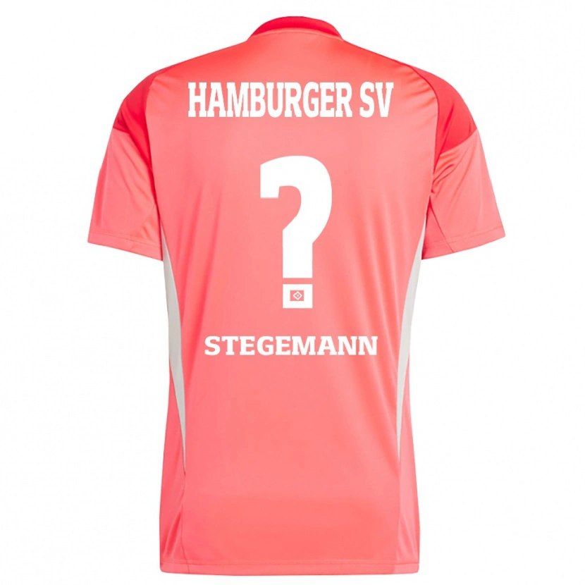 Danxen Homem Jean-Pierre Stegemann #0 Laranja Vermelho Camisola Guarda-Redes 2025/26 Camisa