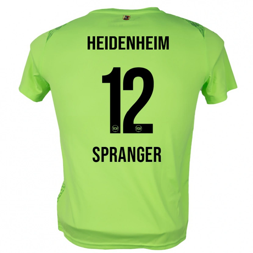 Danxen Homem Luke Spranger #12 Verde Pálido Camisola Guarda-Redes 2025/26 Camisa