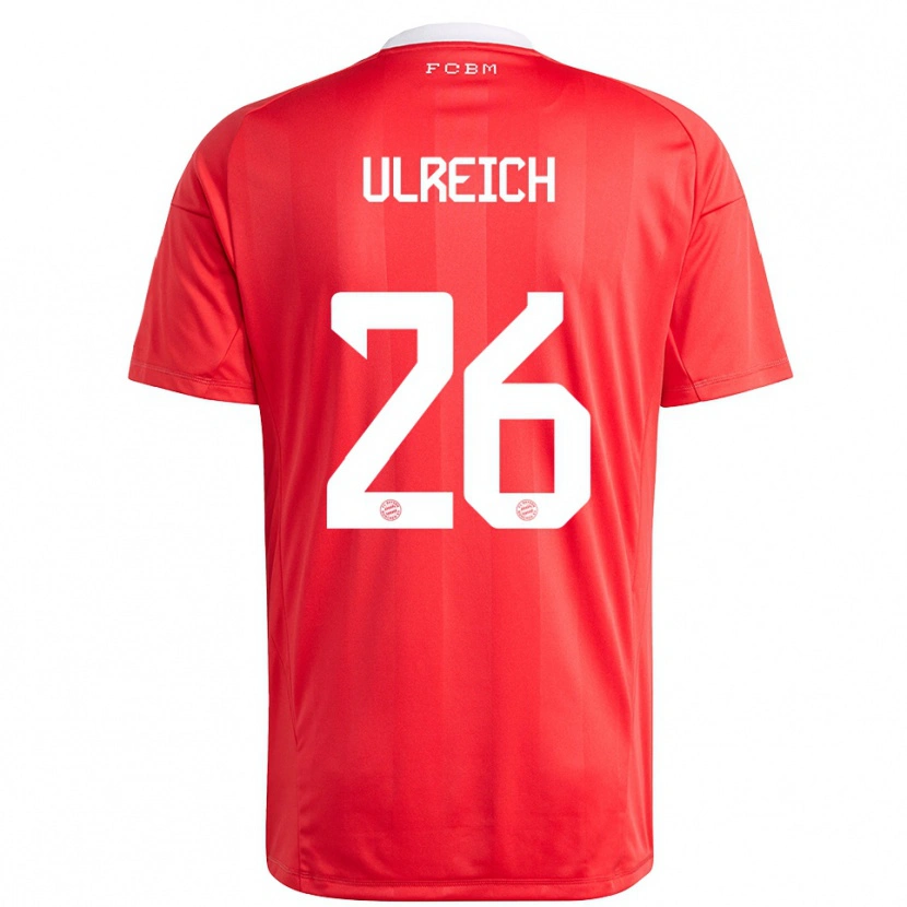 Danxen Homem Sven Ulreich #26 Branco Vermelho Camisola Guarda-Redes 2025/26 Camisa