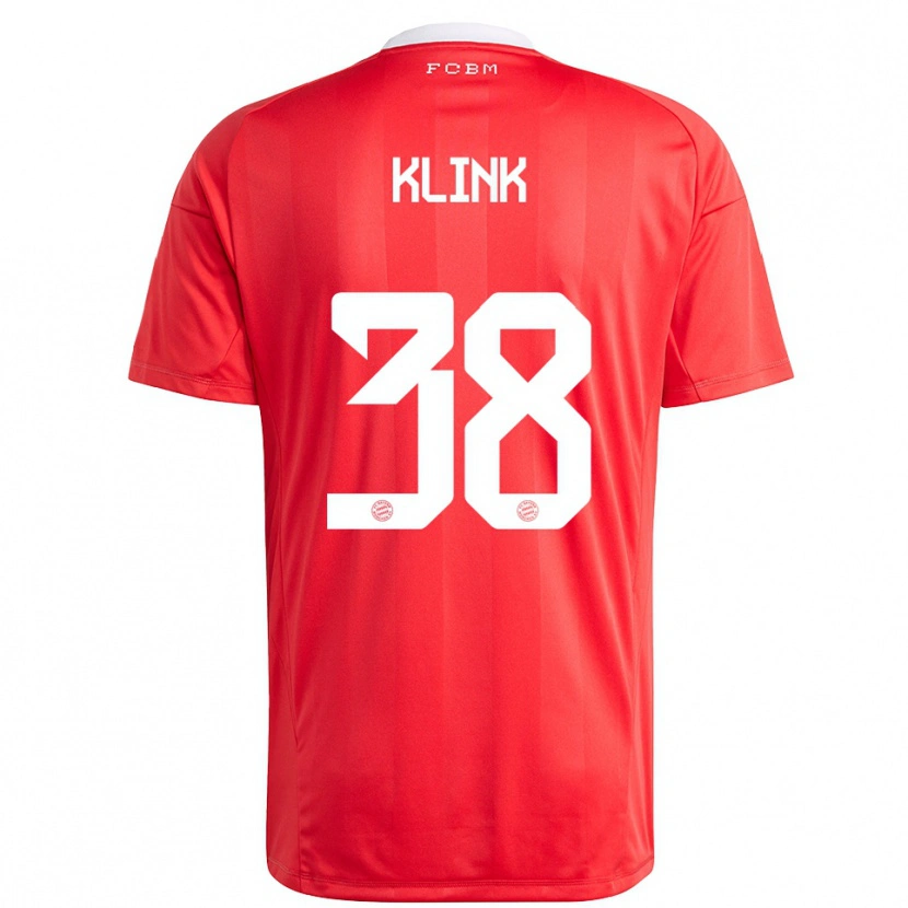 Danxen Homem Anna Klink #38 Branco Vermelho Camisola Guarda-Redes 2025/26 Camisa