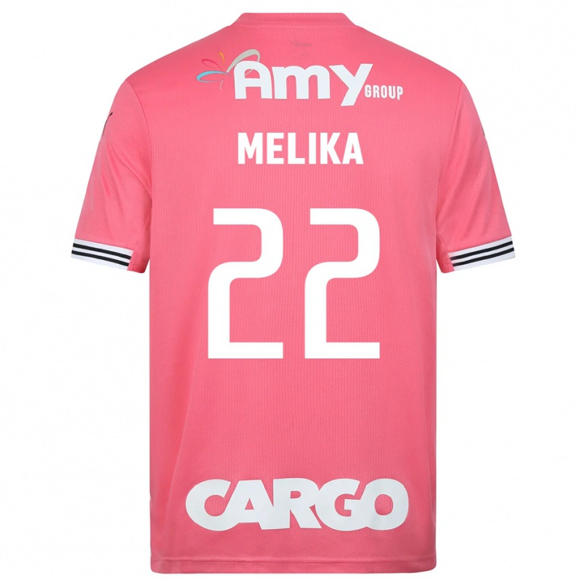 Danxen Homem Ofek Melika #22 Branco Rosa Camisola Guarda-Redes 2025/26 Camisa