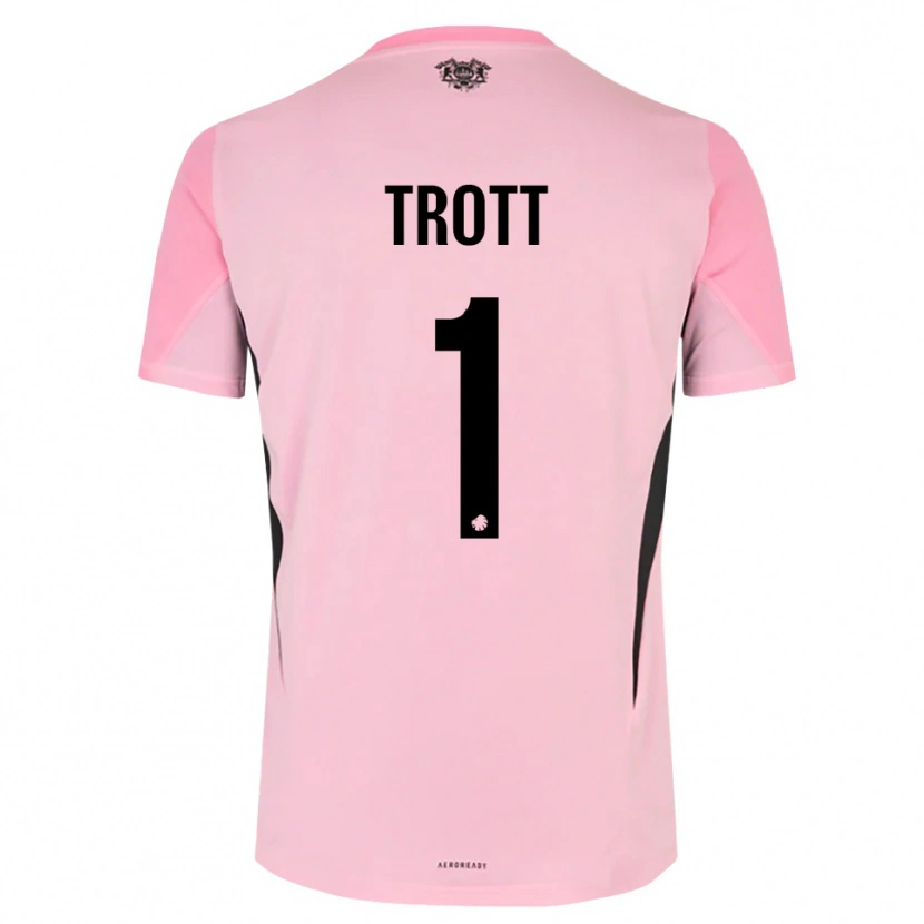 Danxen Homem Nathan Trott #1 Preto Rosa Camisola Guarda-Redes 2025/26 Camisa