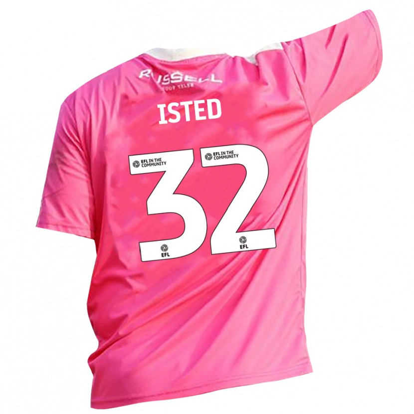 Danxen Mulher Harry Isted #32 Rosa Rose Camisola Guarda-Redes 2025/26 Camisa