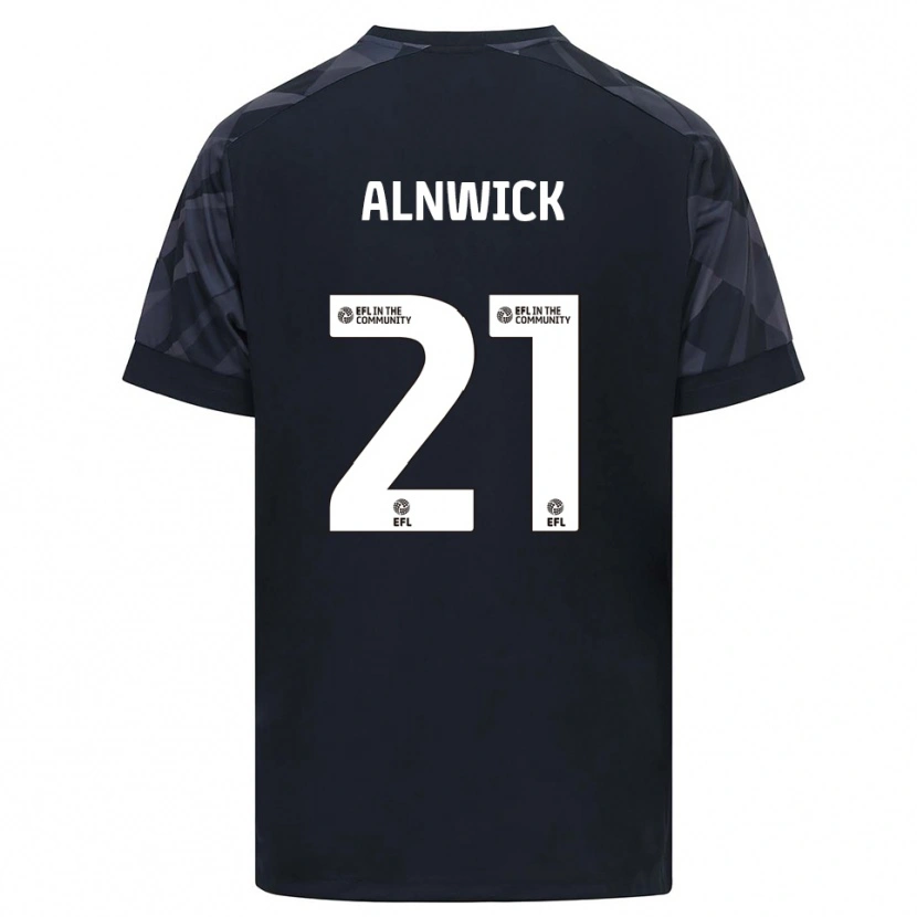 Danxen Mulher Jak Alnwick #21 Preto Branco Camisola Guarda-Redes 2025/26 Camisa