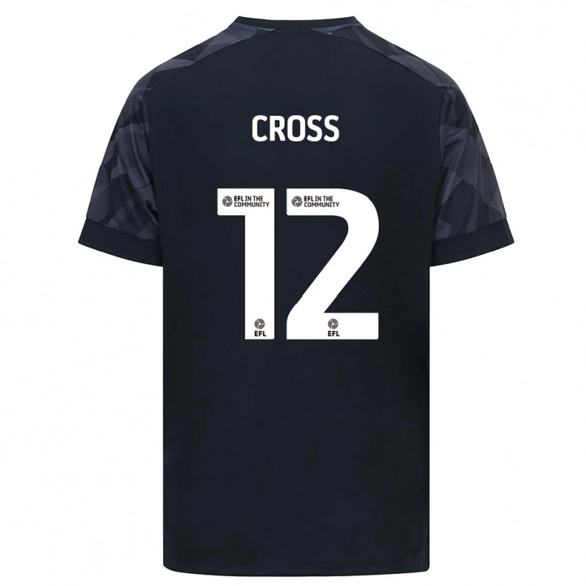 Danxen Mulher Alex Cross #12 Preto Branco Camisola Guarda-Redes 2025/26 Camisa