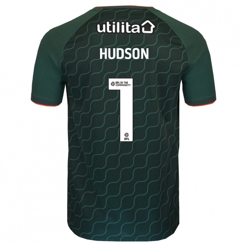Danxen Mulher Sarah Hudson #1 Verde Escuro Camisola Guarda-Redes 2025/26 Camisa