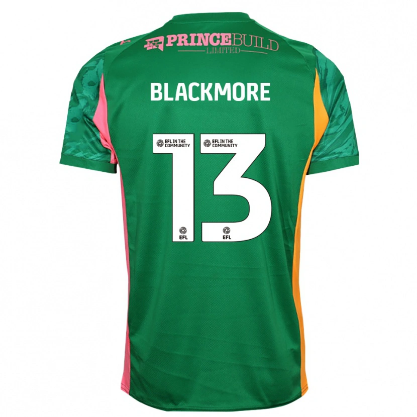 Danxen Mulher Will Blackmore #13 Verde Rosa Camisola Guarda-Redes 2025/26 Camisa