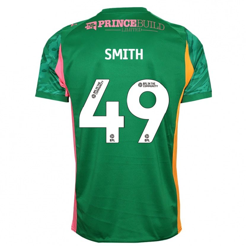 Danxen Mulher Bastian Smith #49 Verde Rosa Camisola Guarda-Redes 2025/26 Camisa