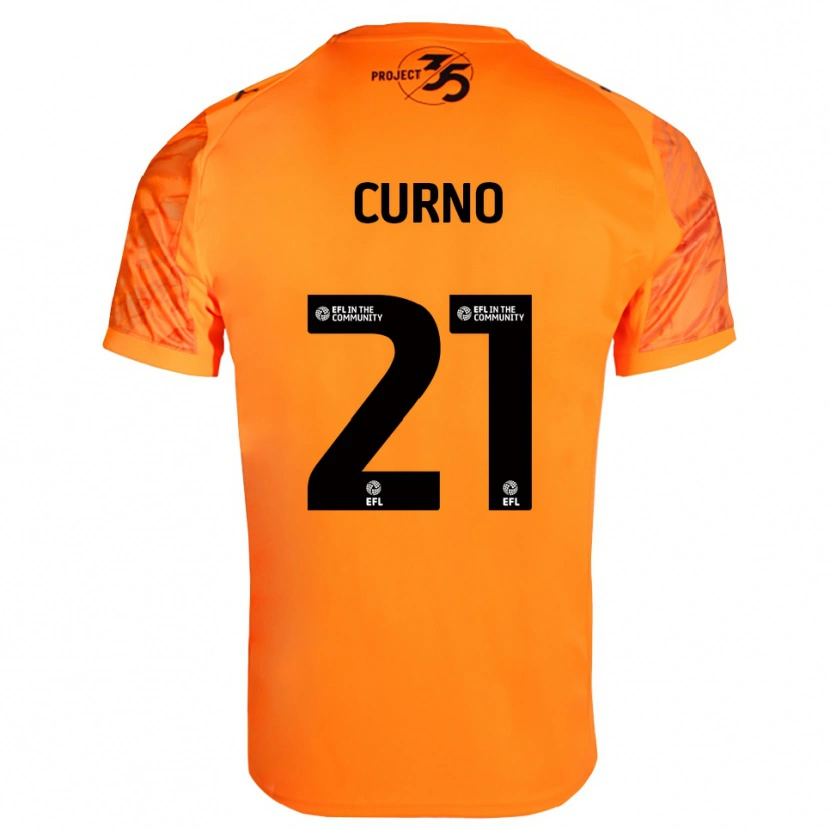 Danxen Mulher Maddi Curno #21 Preto Laranja Camisola Guarda-Redes 2025/26 Camisa