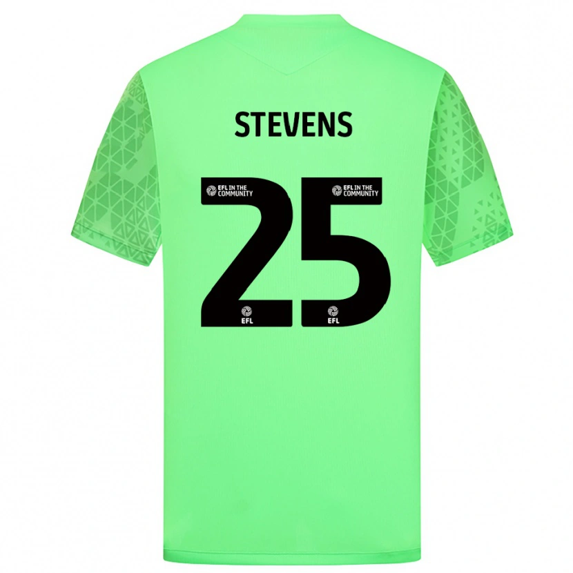 Danxen Mulher Jack Stevens #25 Verde Claro Camisola Guarda-Redes 2025/26 Camisa
