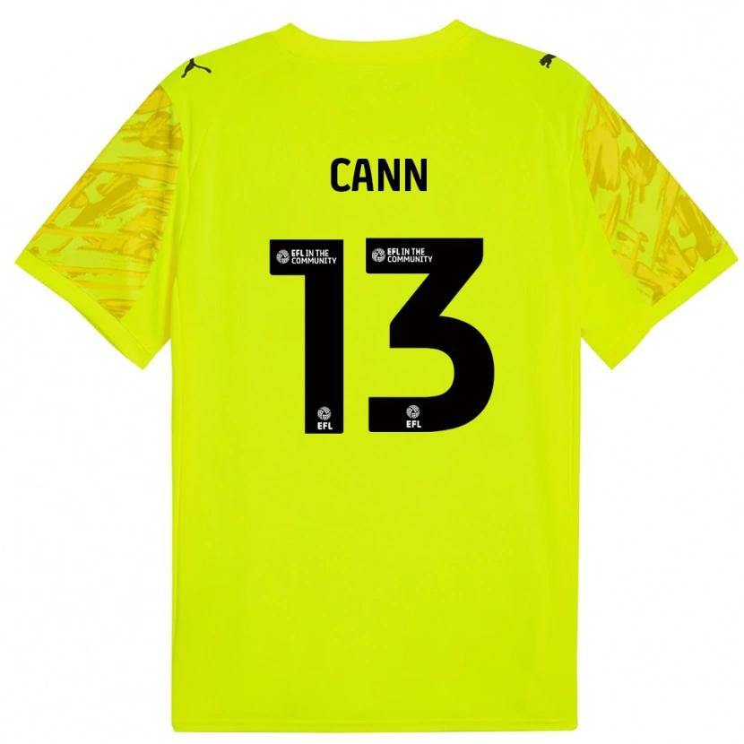 Danxen Mulher Ted Cann #13 Verde Fluorescente Preto Camisola Guarda-Redes 2025/26 Camisa