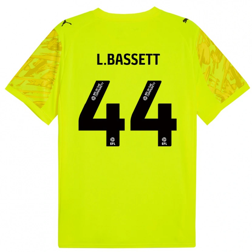 Danxen Mulher Louis Bassett #44 Verde Fluorescente Preto Camisola Guarda-Redes 2025/26 Camisa