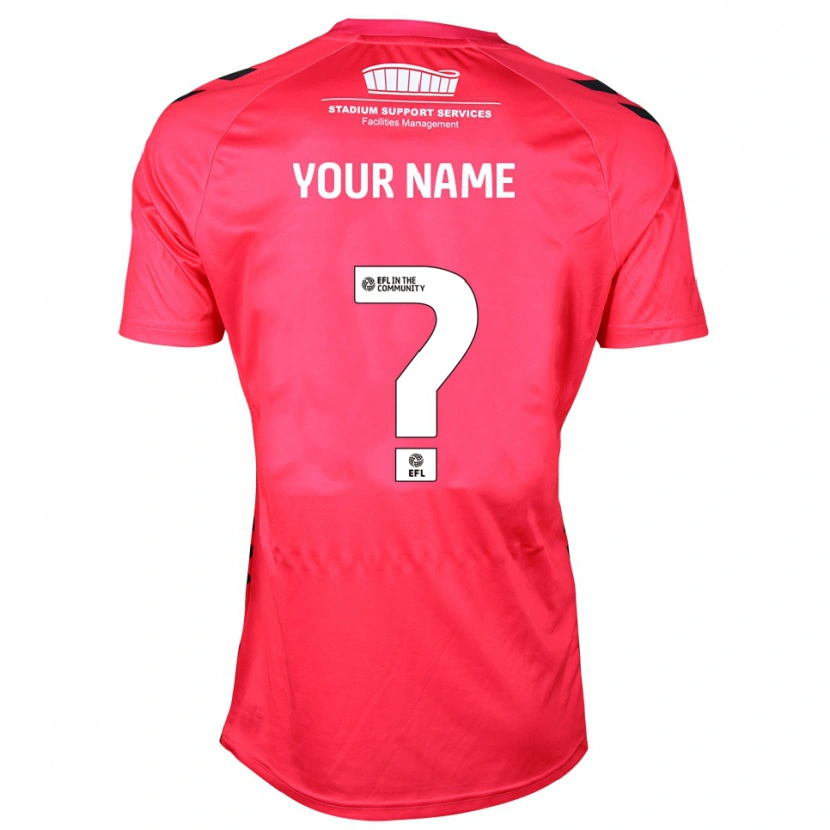 Danxen Mulher Wycombe Wanderers Branco Vermelho Camisola Guarda-Redes 2025/26 Camisa