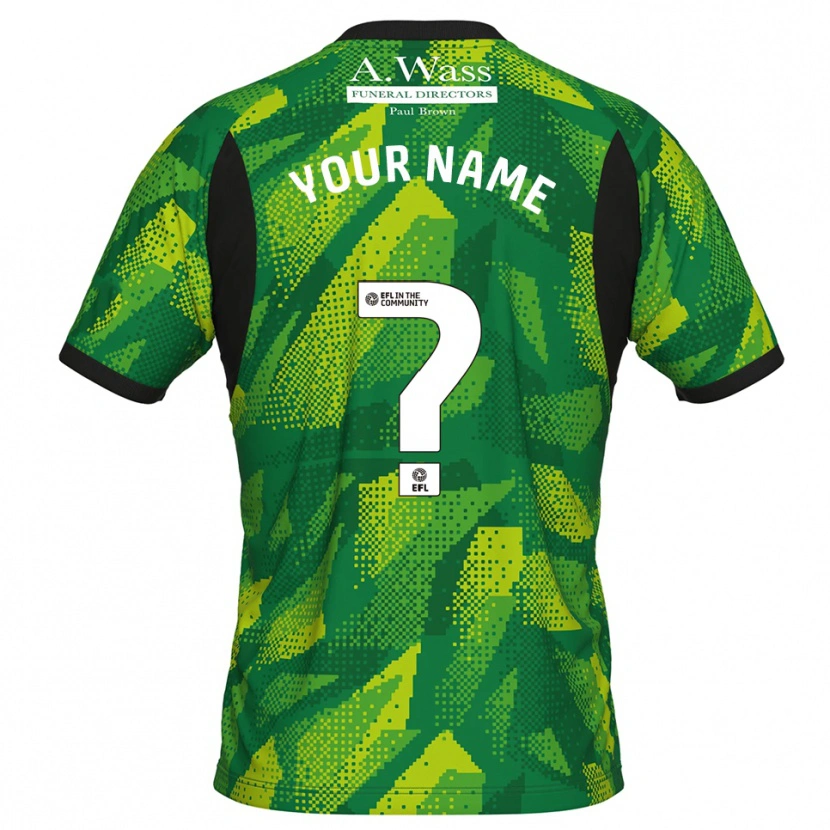 Danxen Mulher Mansfield Town Verde Preto Camisola Guarda-Redes 2025/26 Camisa