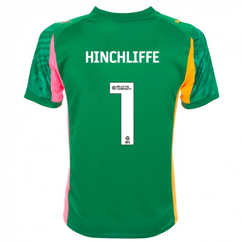 Danxen Mulher Ben Hinchliffe #1 Branco Verde Rosa Camisola Guarda-Redes 2025/26 Camisa