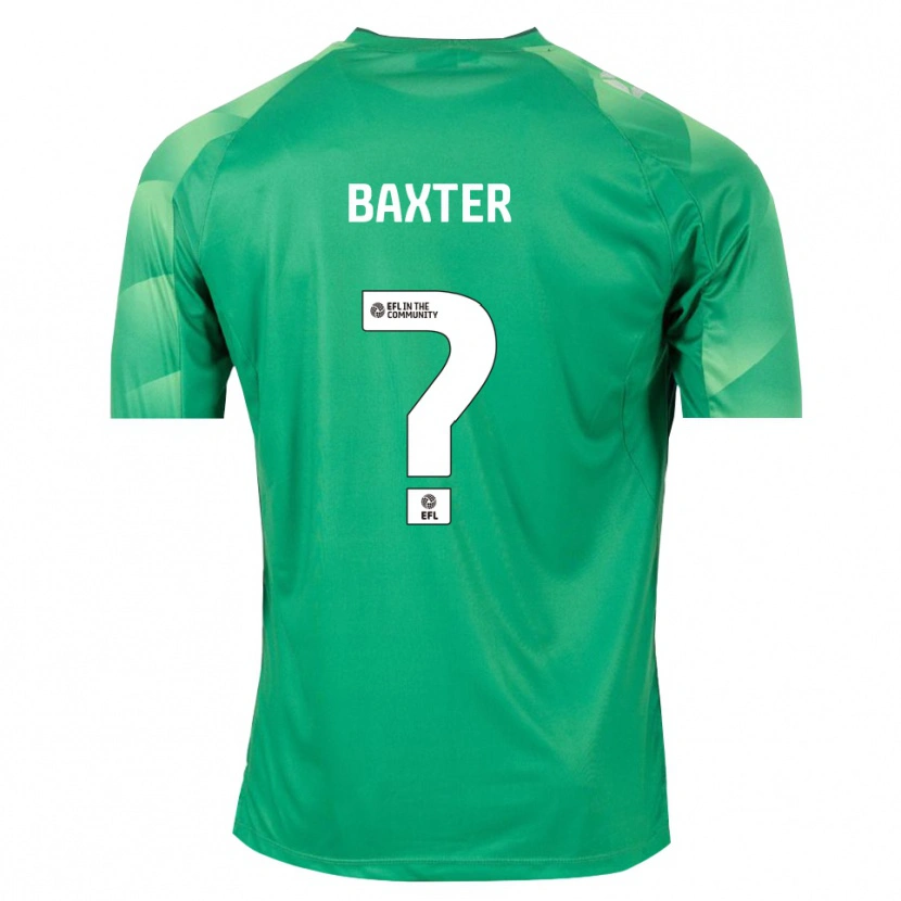 Danxen Mulher Molly Baxter #0 Verde Branco Camisola Guarda-Redes 2025/26 Camisa