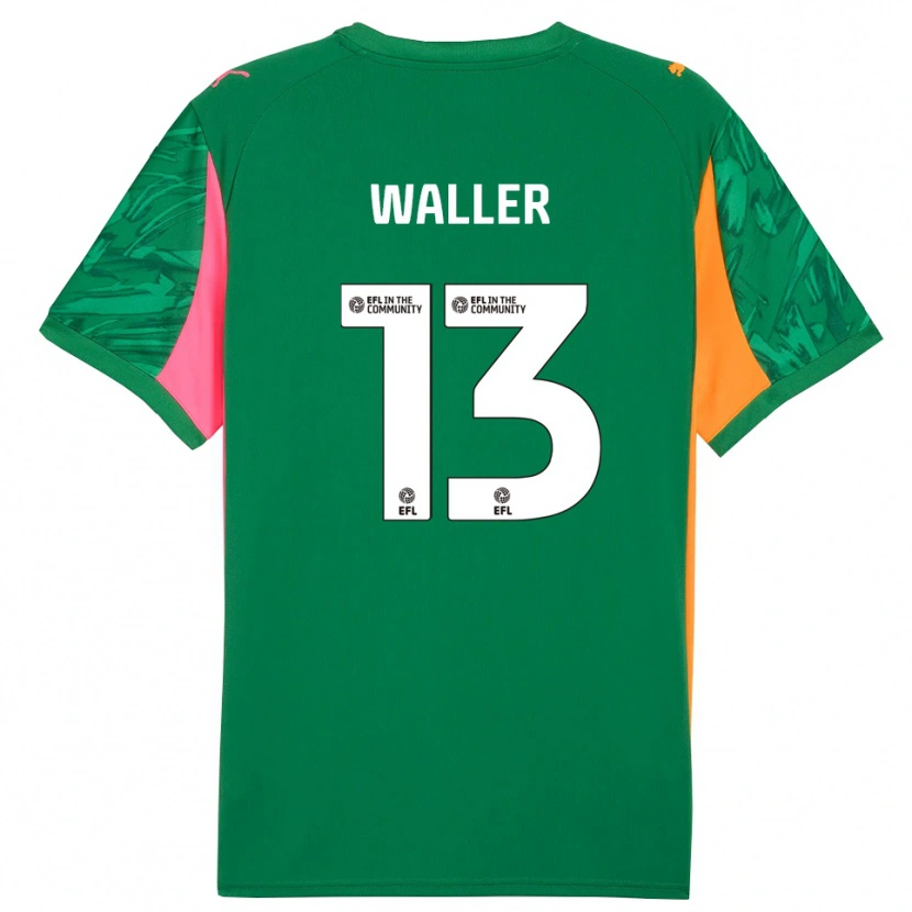 Danxen Mulher Sam Waller #13 Laranja Verde Rosa Camisola Guarda-Redes 2025/26 Camisa
