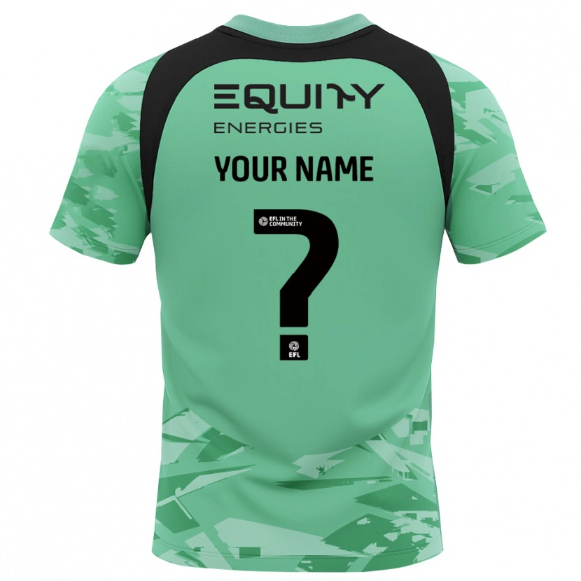 Danxen Mulher Milton Keynes Dons Preto Verde Claro Camisola Guarda-Redes 2025/26 Camisa